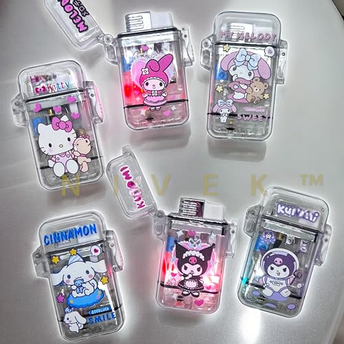 Encendedor Kawaii Transparente con Cadena NIVEK miniatura 3