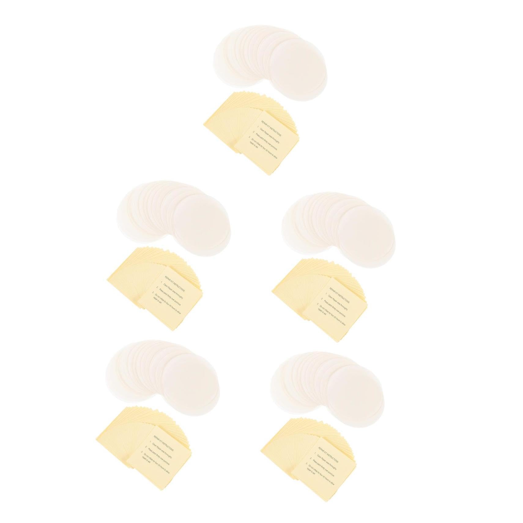 ABOOFAN 300stücke Teiliges Reparaturset Für Aufblasbare Produkte Selbstklebende Flickpatches Für Schwimmringe Boote Pools Kajaks Langlebig Praktische Anwendung Für Verschiedene