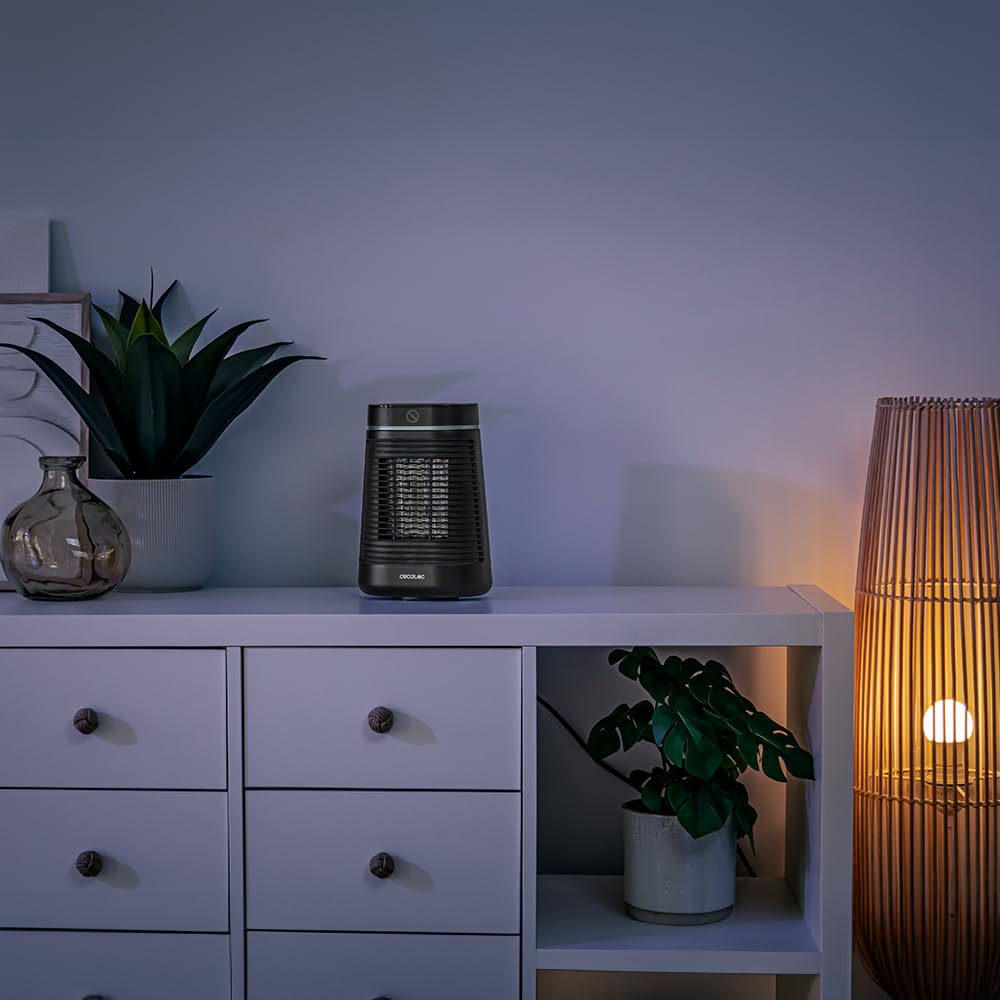 Cecotec Ceramiczny grzejnik stołowy ReadyWarm 1550 Max Ceramic Rotate Smart. 1500 W, oscylacja, cyfrowy wyświetlacz, regulowany termostat i 3 tryby pracy