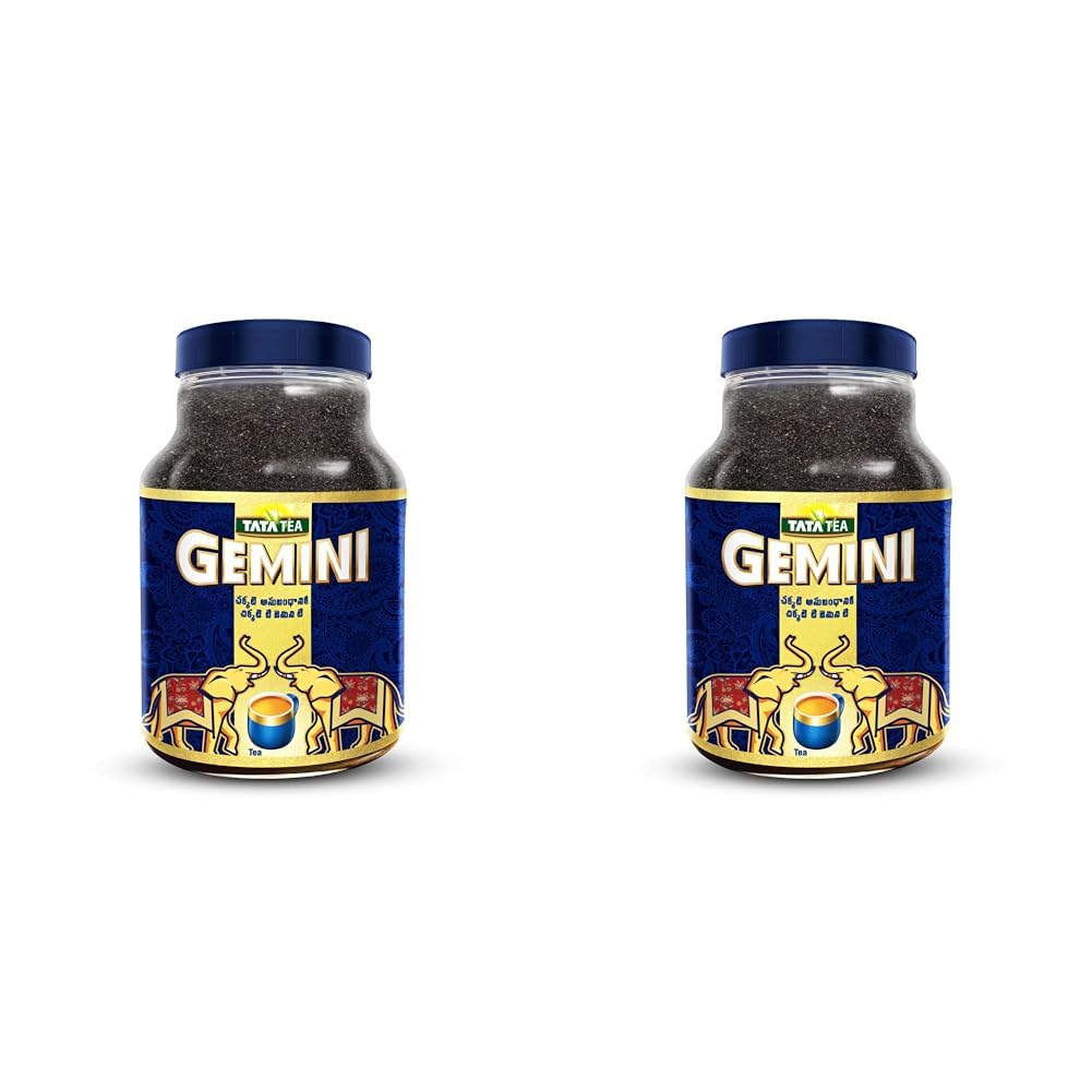 Tata Tea Gemini Black Tea, 1kg, Pet Jar, Powder (Pack of 2) (B0D8165DNT) Amazon Price History, Amazon Price Tracker