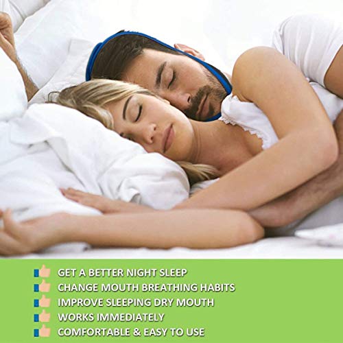 Snoring Solution,Anti Snoring Chin Strap Anti Snoring Devices Effective Stop Snoring Chin Strap for Women Men Adjustable Snore Reduction Snore Stopper Chin Straps Advanced Sleep Aids for Better Sleep