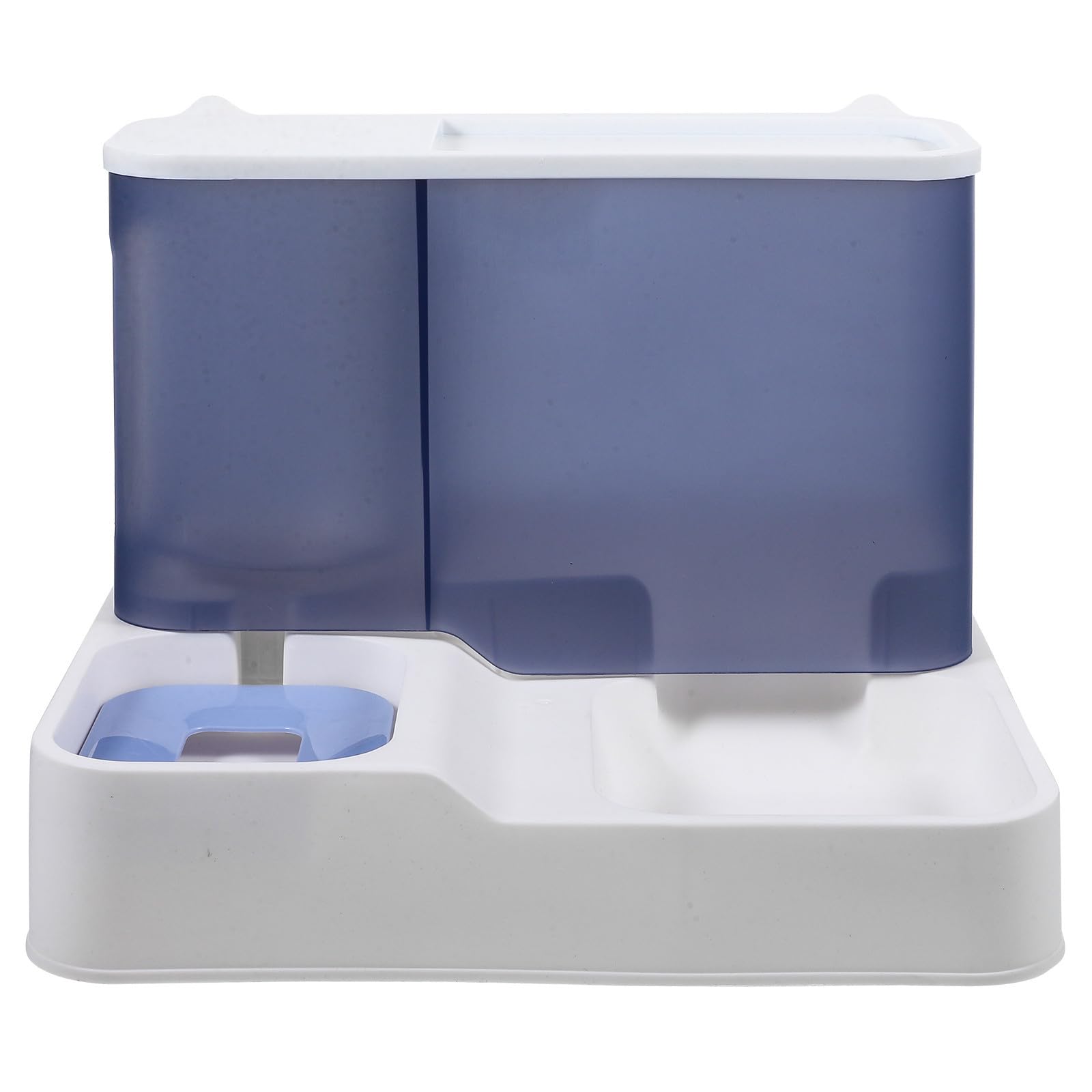 Dispensador de agua para mascotas de 3.8l PERSELOSO blanco que evita el suelo mojado