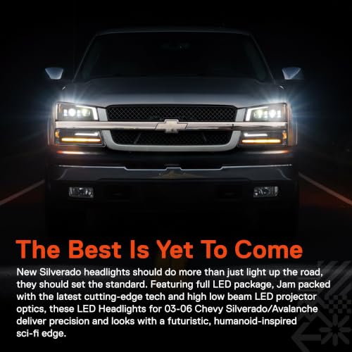 Image of TRUE MODS Full LED Headlight Assembly for 2003-2006 Chevy Silverado 1500