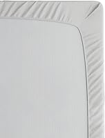 Vista 84 de Ambesonne - Sábana bajera ajustable multicolor, en colores y tres tamaños Azul y gris