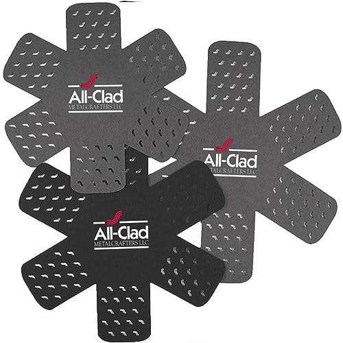 Comparison: Best Allclad Pots And Pans 10 All-Clad Premium Cookware Protectors: Pot and Pan Protectors for Kitchen Organization - Perfect for Cast Iron, Steel, or Glass, (3-Piece), Black/Grey