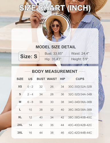 Image of Blooming Jelly Womens Bathing Suit Cover Ups Bikini Swimsuit Coverup Drawstring Beach Dress Shirt