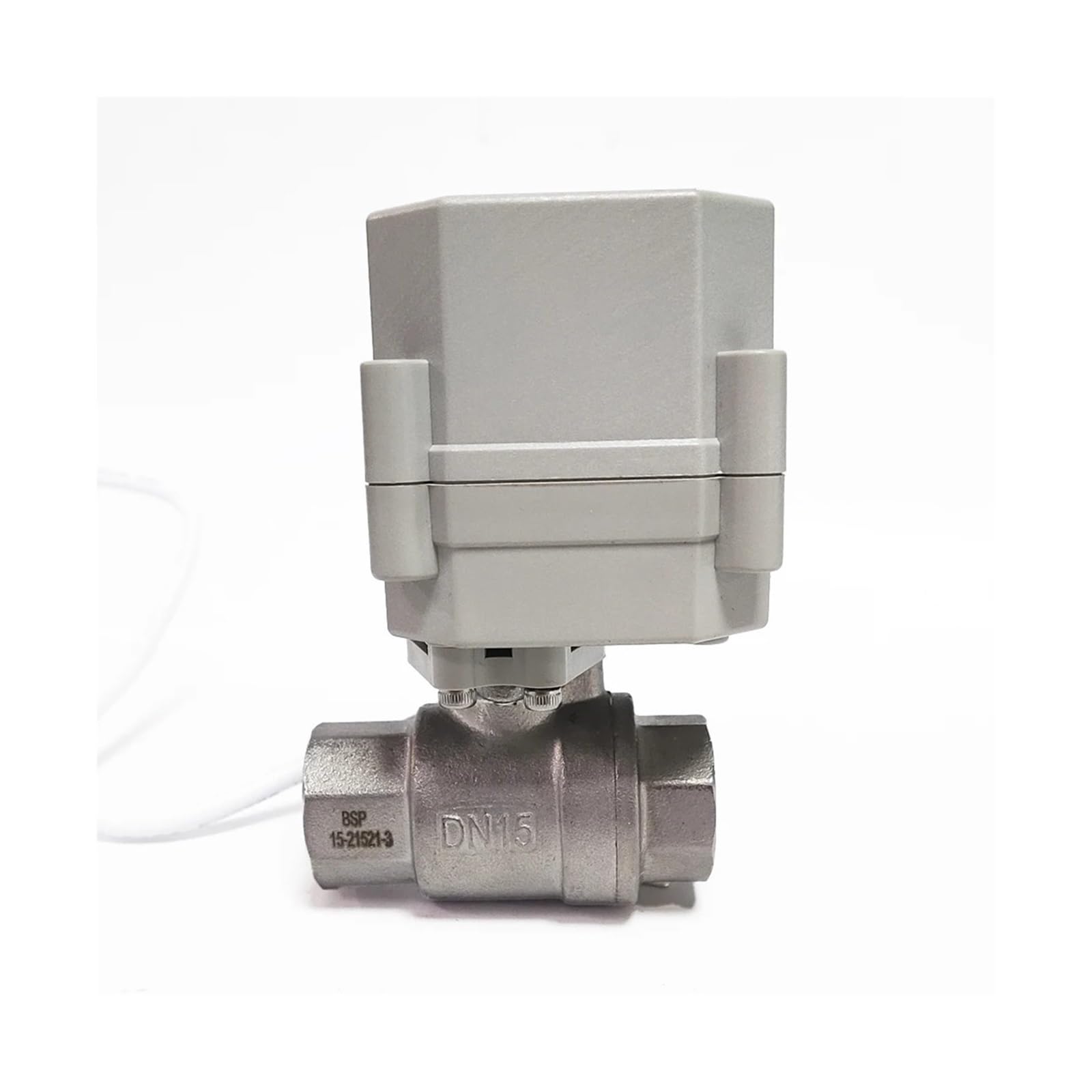 Zawór z portem V 1/2" DN15 Mosiądz/SS304 DC12V
