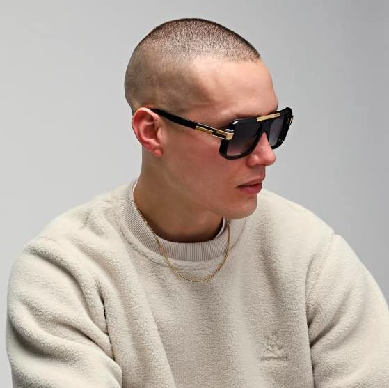 Cazal CAZAL LEGENDS 663/3 Black Kt Gold/Grey 56/18/140 unisex Sunglasses3