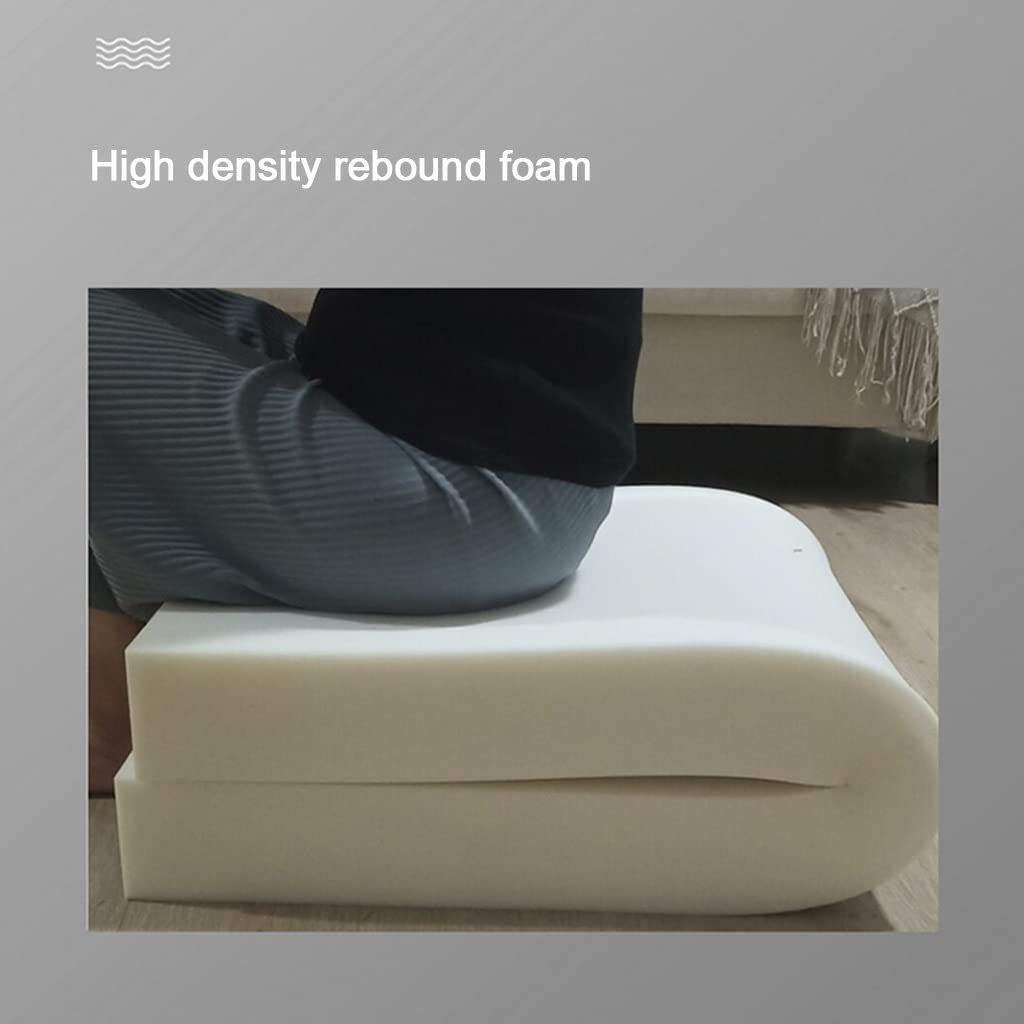 Materasso pieghevole in memory foam da 10,2 cm, coprimaterasso portatile per letto per ospiti con morbida copertura rimovibile pieghevole da pavimento divano letto materasso da campeggio (colore