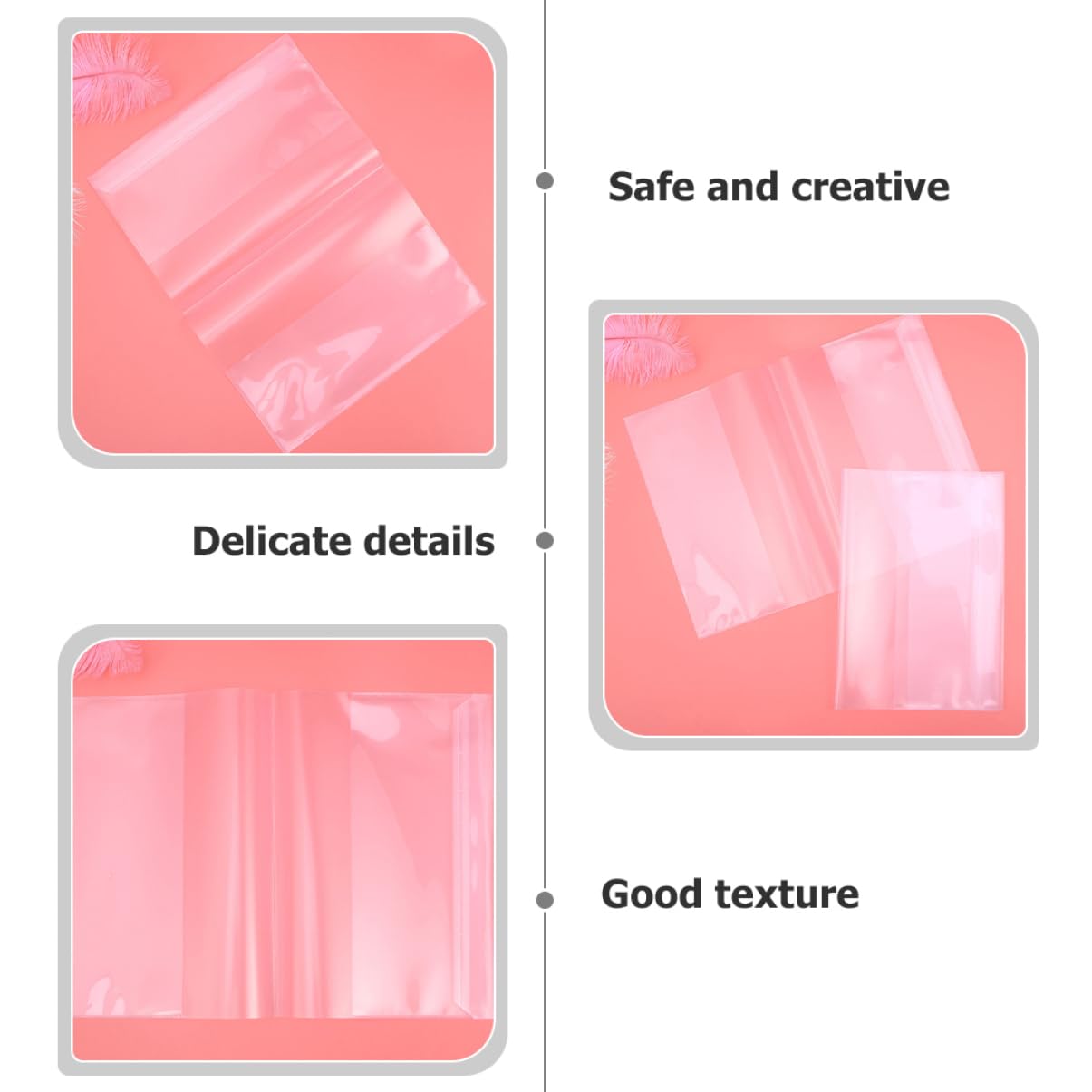 NUOBESTY 4 Set Pellicola Per Libri Impermeabile Carta Trasparente Pellicola Trasparente Per Libri Protettore Della Rivista Protettori D'angolo Del Libro Transparent Pp 20 Pezzi * 4