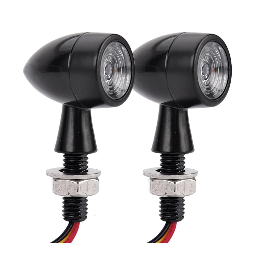 Señal Giro LED Motocicleta Mini Luz LED De Intermitente Para Motocicleta De 8mm, Luz De Freno Trasera Para Moto, Luz Led Clignotant De 12V