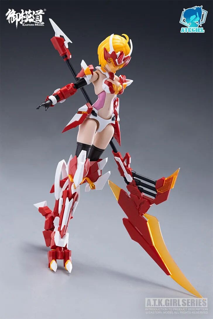 Model Wschodni ATK Girl Zhuque Vermilion Bird 1/12 160 mm plastikowy zestaw modeli, cztery chińskie boskie bestie seria Mecha Girl Action Figure Model montażowy