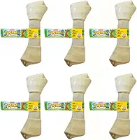 Osso Nó para Cães Ossinho DogPets Natural Medio 6/7 74 - Kit com 6 unidades