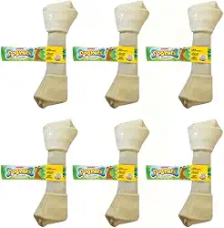 Osso Nó para Cães Ossinho DogPets Natural Medio 6/7 74 - Kit com 6 unidades