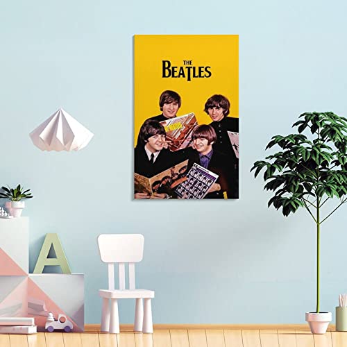 Poster rétro The Beatles – Peinture murale décorative sur toile – Impression d’art moderne pour chambre à coucher – 60 x… - Les Beatles, Paul McCartney, John Lennon, RIngo Starr, George Harrison Poster rétro The Beatles - Peinture murale décorative sur toile - Impression d'art moderne pour chambre à coucher - 60 x… – Image 5