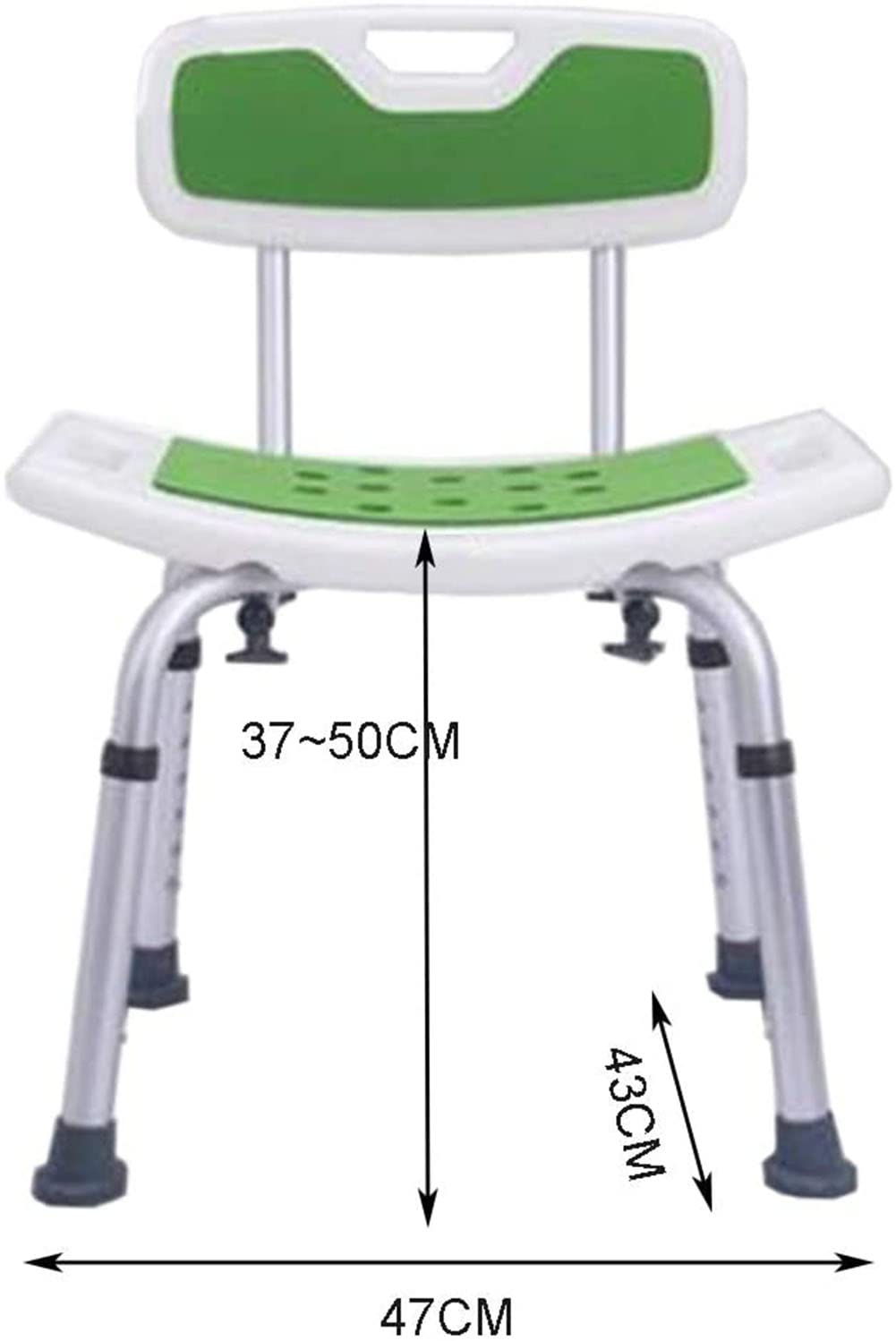 Ergonomiczny Stołek Do Kąpieli I Prysznica Z Wyściełanym Siedziskiem - Krzesło Prysznicowe - Dla Seniorów, Osób Starszych, Niepełnosprawnych, Dorosłych,