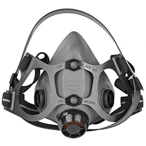 North by Honeywell Medium Black Elastomeric/Silicone Half Mask 5500 Series Facepiece2