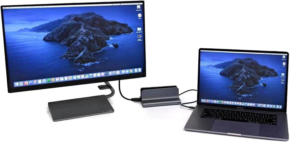 Tор Rаtеd Laptop Docking Station Stand, USB C, (6-in-1 Type C) Thunderbolt 3, HDMI, USB, Type C, Compatible with MacBook/MacBook Pro and IPad, Single/Dual Monitor, USB C Pro Dock, Laptop Hub, MacBook Dock Onе-Dау Sаlе: Uр tо 80% оƒƒ Laptop Docking Station Stand, USB C, (6-in-1 Type C) Thunderbolt 3, HDMI, USB, Type C, Compatible with MacBook/MacBook Pro and IPad, Single/Dual Monitor, USB C Pro Dock, Laptop Hub, MacBook Dock