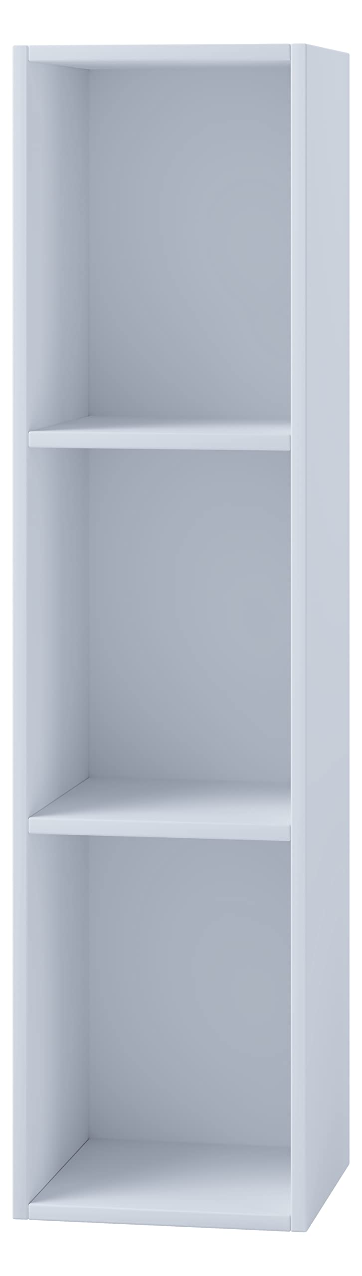 VCM Standregal Weiß 34x30x107 cm 3 Fächer Holzwerkstoff Bücherregal Deko