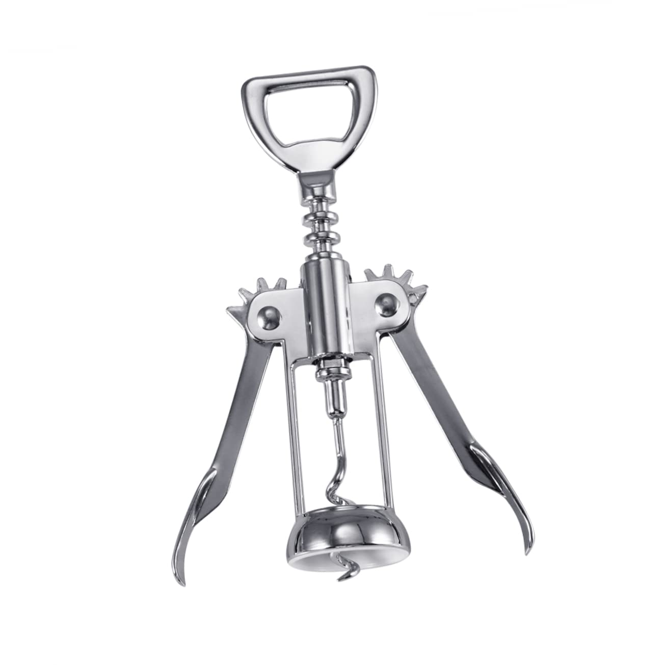 PRETYZOOM Silver Wine Bottle Opener 16cm Alloy Corkscrew Practical and Easy to Use
