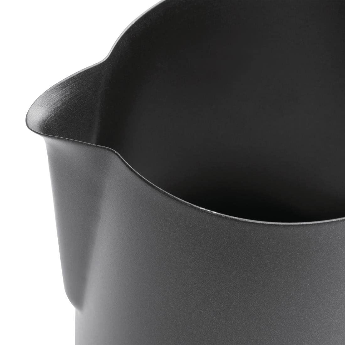 Olympia Milchkännchen, antihaftbeschichtet, 900 ml, Schwarz