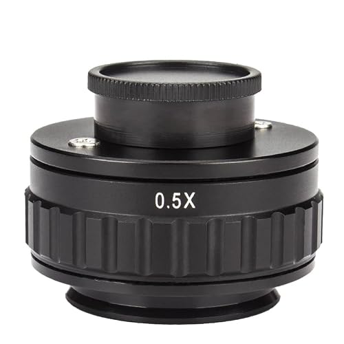 C Mount Adapters Lens 0.5X CTV for Trinocular Stereo Microscope 38MM Interface