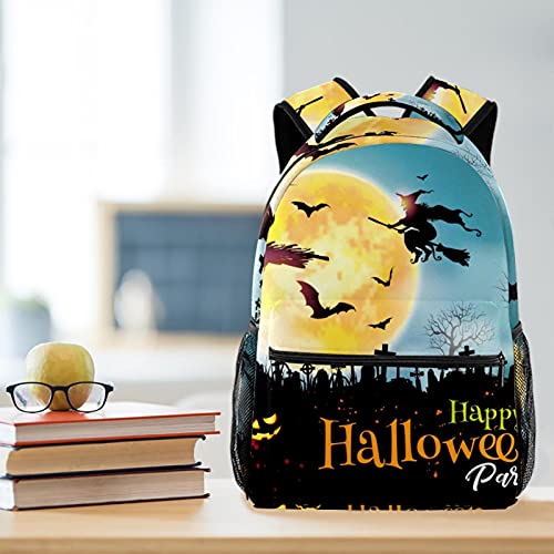 Sac à dos de voyage Halloween pour enfant avec filet pour gourde - 6