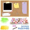 30 Pcs Ice Cream Push Pins – Cute Decorative Thumbtacks For Cork Boards, Bulletin Boards, Photo Walls, Office & Home