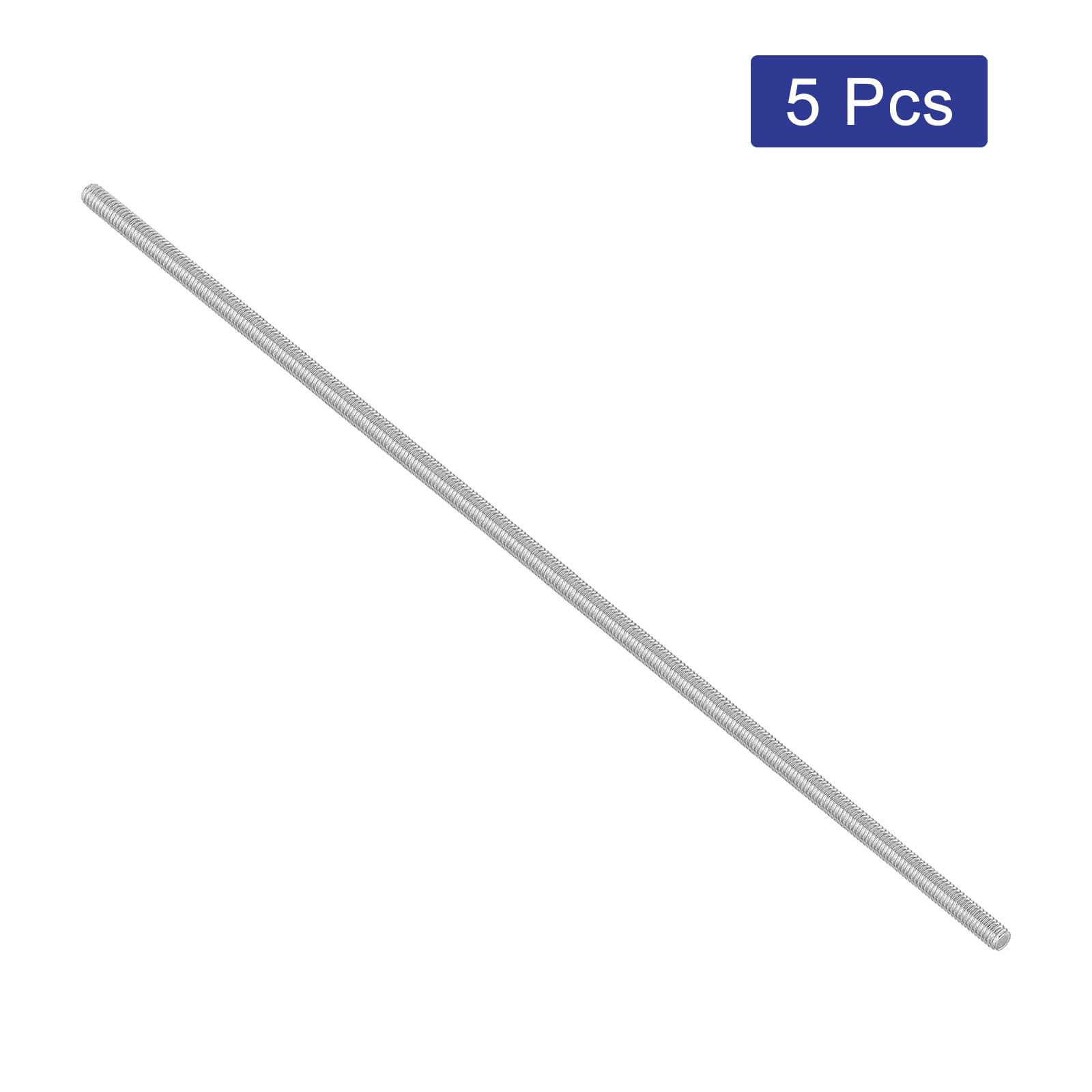 5 Aste Filettate M4x200mm Acciaio Inox 304 - Barre Filettate Per Fai Da Te