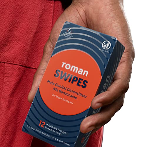 ro swipes  fast-acting convenient over-the-counter wipes increase stamina formulated with 4 benzocaine features discreet packaging  12-pack