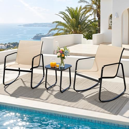 DWVO 3 Piece Patio Furniture Set, Durable...