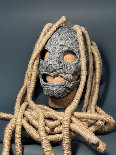 Slipknot Corey Taylor Mask: Handmade Dreadlocks Scarecrow Mask
