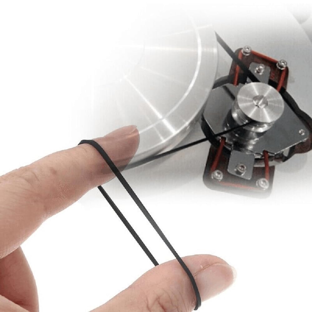 Cinghie quadrate in gomma assortite universali 26-120 mm per riparazione registratori macchine video DVD