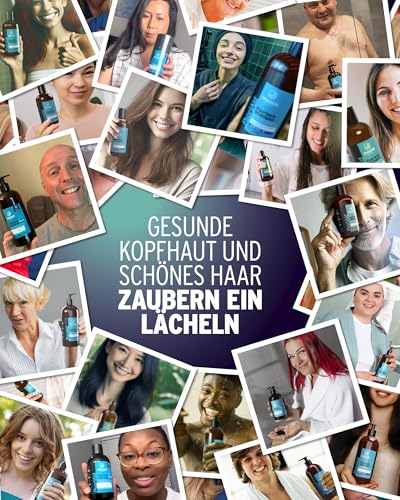 Sphagnum Botanicals Psoriasis Shampoo mit Salicylsäure – Natürliche Formel mit Torf und Menthol für trockene, schuppige & empfindliche Kopfhaut. 400ml
