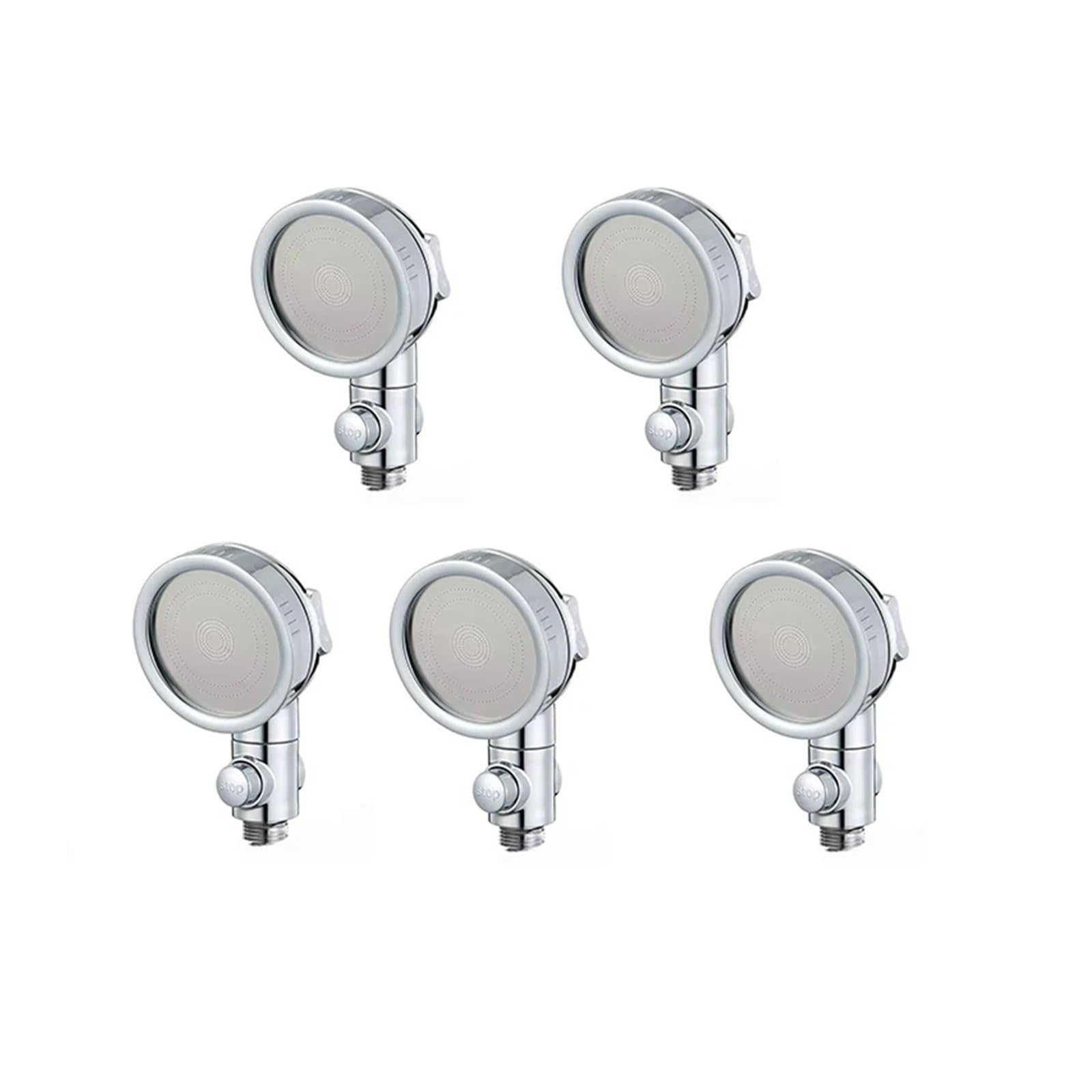 Pommeau de douche rétractable avec 3 modes de pression réglables pour salle de bain