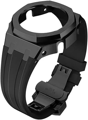 حزام مطاطي من الفولاذ المقاوم للصدأ من الجيل الرابع مناسب لساعة Casio G-shock GBM-2100 Series، لطقم تعديل GBM-2100 1A/2100 1a2/2100b-7a بإطار معدني لإكسسوارات Casio