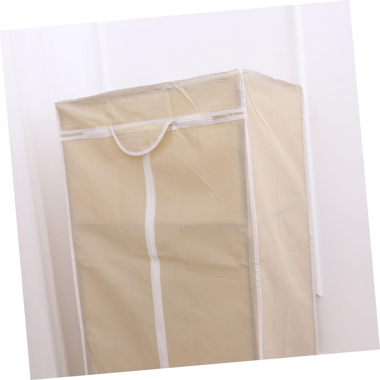 Non-Woven Fabric Portable Wardrobe Closet Sturdy Metal Frame Hanging Shelves Space for Dormitory School