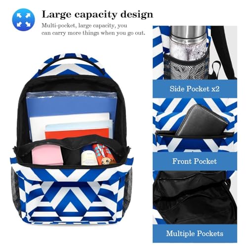 Ensemble cartable drapeau israélien bleu fini les sacs trop petits