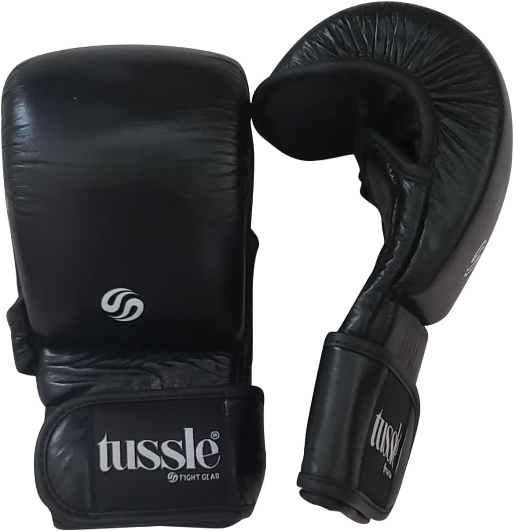 Tussle Hybrid MMA Training Gloves for Women, LX Leather Hybrid Kickboxing Gloves for Females