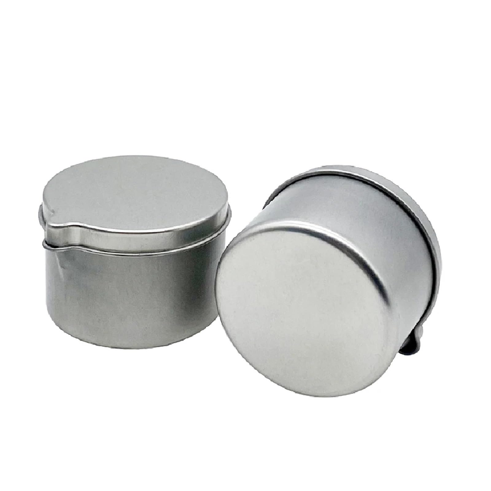 Iron Candle Jars | Multicolor for Candle Making: DIY Candle Containers(Silver-12pcs)