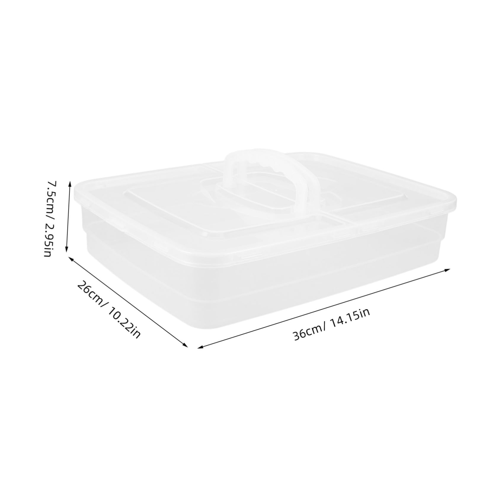 BRIGHTFUFU Pizza Dough Proofing Container Sturdy Bread Proofing Box with Lid for Easy Organization