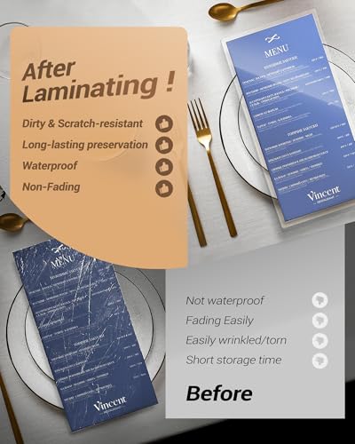 Uinkit Thermal Laminating Pouches 3Mil 11.5x17.5 Inches A3 Laminating Sheets for Extra Protection for Sealed A3 11x17 Photo and documents 100 Sheets Pack, Clear. (100, 11.5x17.5"-A image 1