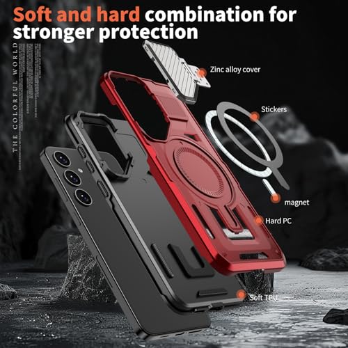 Coque Samsung S24 5G robuste Asuwish avec protection d'écran - 5