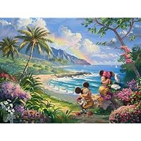 Amazon.co.jp: 夏のハワイのミッキーとミニーの壁飾り、キンケード