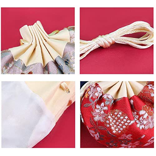 10 Bolsitas de Seda Brocada Chinas para Regalo miniatura 4
