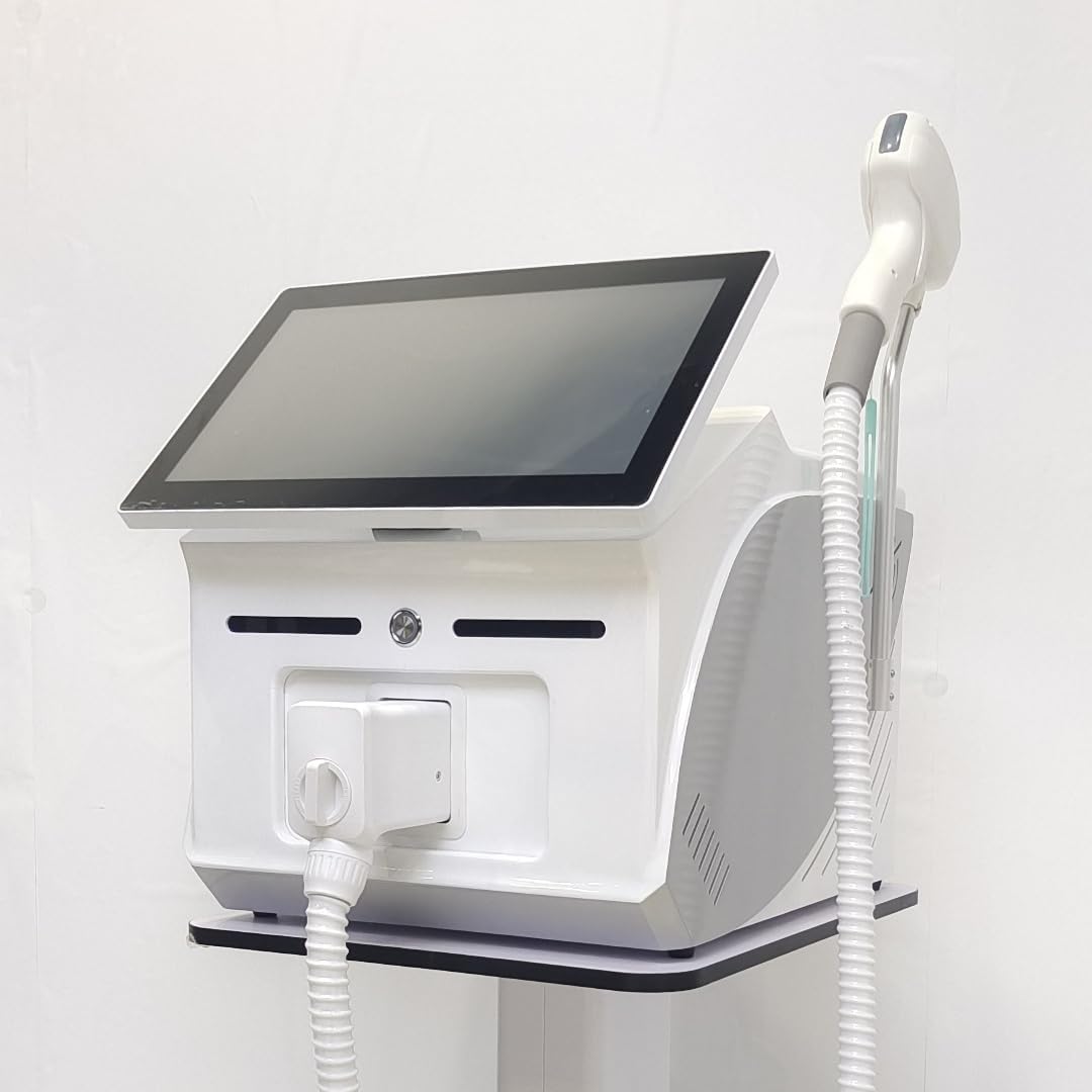 Ultima macchina professionale per la depilazione laser a diodi, dispositivo per la depilazione permanente indolore del salone di bellezza con maniglia di ghiaccio 6BAR