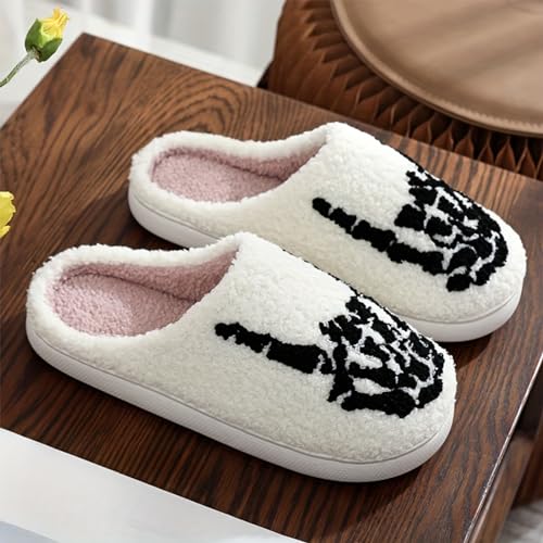 Image of Slippers for Women Men Fuzzy Memory Foam Slipper Fluffy Winter Soft Warm Slip On House Shoes