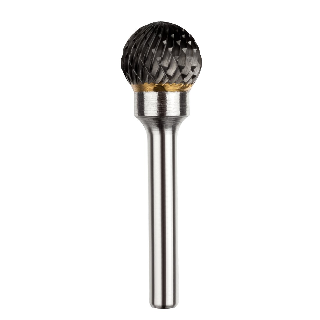 Wolframkarbid-Rotationsfeile – Kugelförmig, 6 Mm Schaft, 9/16" Kopf, Doppelschnitt