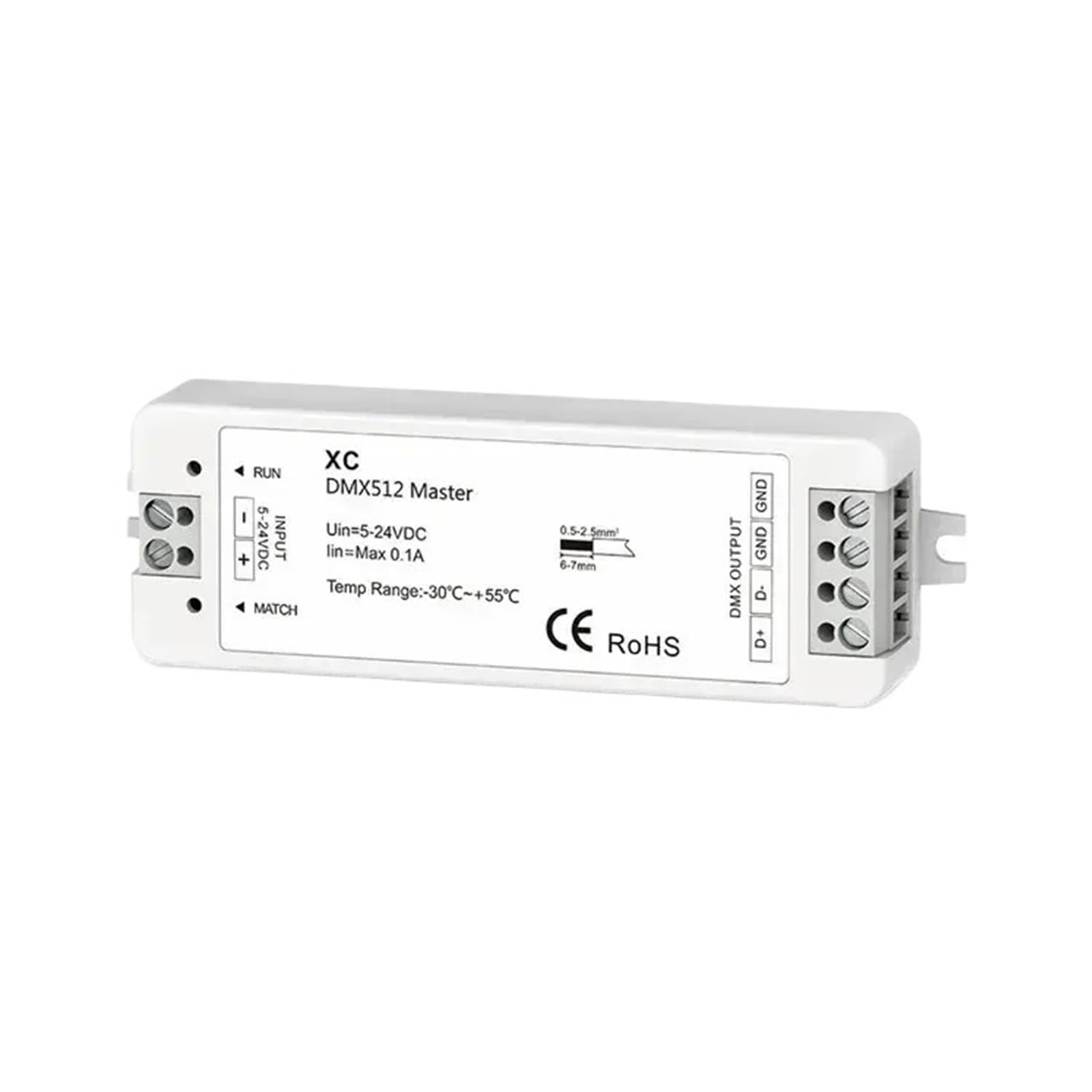 Contrôleur LED Mini XC Master décodeur DMX512 et RGB - 7