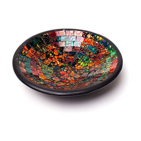 Red Co. 8-Inch Mosaic Decorative Bowl Cover